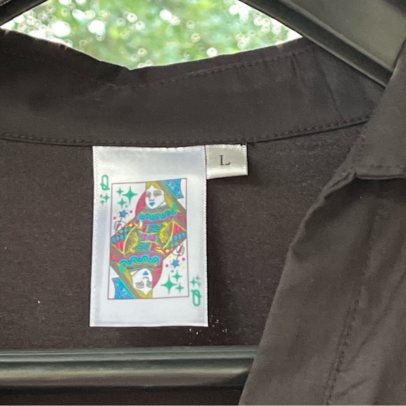 Queen Of Sparkles Women’s Large Red & black Football Romper NEW - Picture 5 of 7